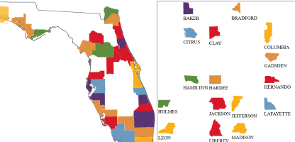 Florida County Puzzle